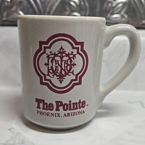 Vintage THE POINTE - PHOENIX, ARIZONA Logo Coffee Mug Resort Restaurant Ware USA